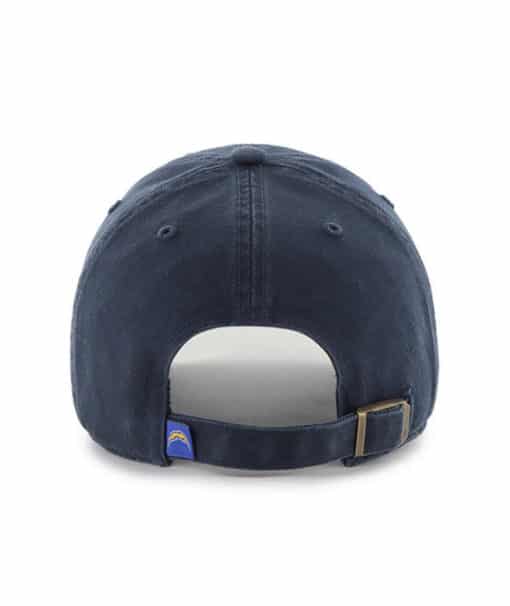 Los Angeles Chargers 47 Brand Navy Clean Up Adjustable Hat - Image 2