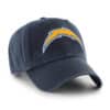 Los Angeles Chargers 47 Brand Navy Clean Up Adjustable Hat