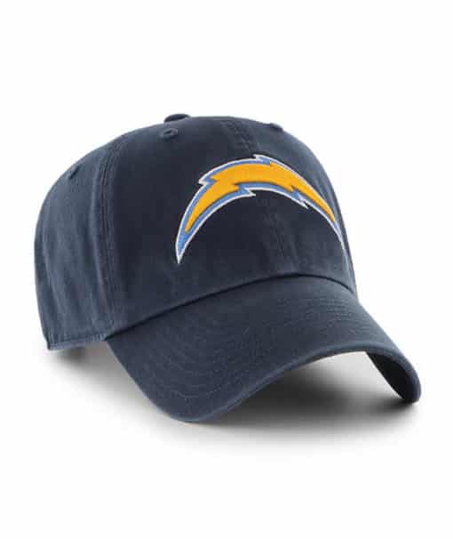 Los Angeles Chargers 47 Brand Navy Clean Up Adjustable Hat