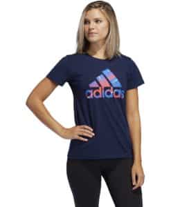 Women's Adidas Navy Go To Performance T-Shirt Tee