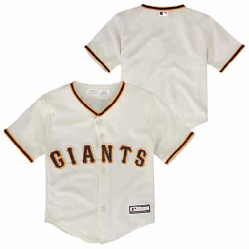 San Francisco Giants Baby Cream Home Jersey