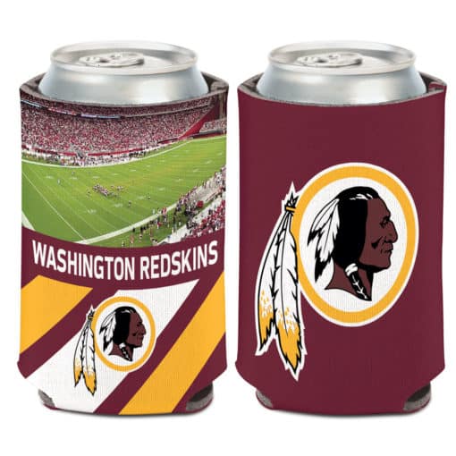 Washington Redskins 12 oz Football Field Maroon Can Koozie Holder