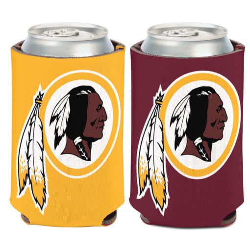 Washington Redskins 12 oz Maroon Gold Logo Can Koozie Holder