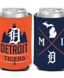 Detroit Tigers 12 oz Hipster Navy Orange Can Koozie Holder