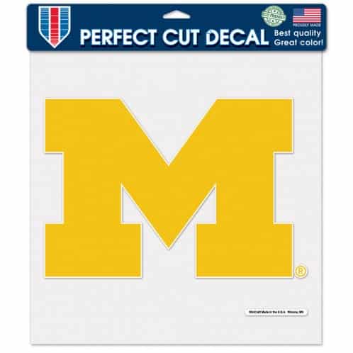 Michigan Wolverines Perfect Cut 12"x12" Color Decal