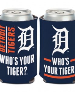 Detroit Tigers 12 oz Slogan Navy Can Koozie Holder