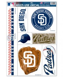 San Diego Padres 11"x17" Ultra Decal Sheet