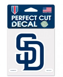 San Diego Padres 4"x4" Perfect Cut Color Decal