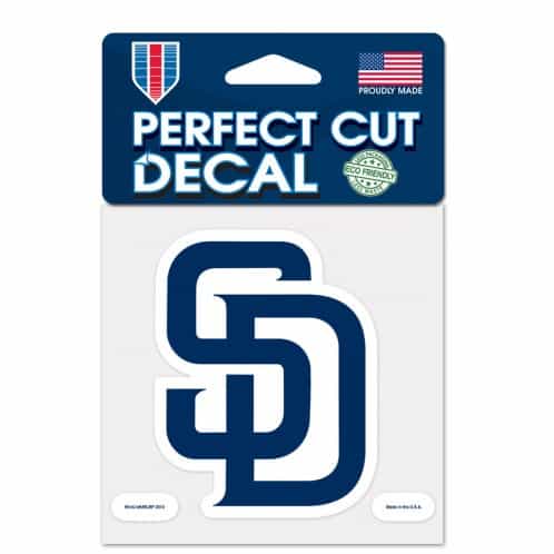 San Diego Padres 4"x4" Perfect Cut Color Decal