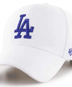 Los Angeles Dodgers 47 Brand White MVP Adjustable Hat