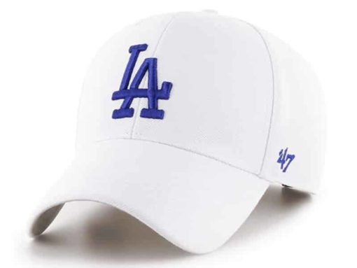 Los Angeles Dodgers 47 Brand White MVP Adjustable Hat
