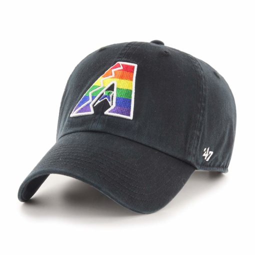 Arizona Diamondbacks 47 Brand Pride Black Clean Up Adjustable Hat