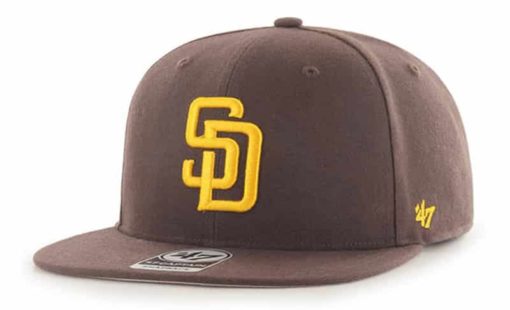 San Diego Padres 47 Brand Brown Sure Shot Snapback Hat