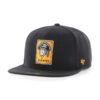 Pittsburgh Pirates 47 Brand Black Sure Shot Cooperstown Snapback Adjustable Hat