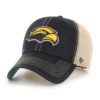 Southern Miss Golden Eagles 47 Brand Trawler Black Clean Up Mesh Snapback Hat