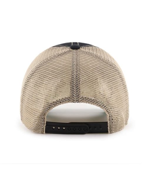 Southern Miss Golden Eagles 47 Brand Trawler Black Clean Up Mesh Snapback Hat - Image 2