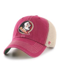 Florida State Seminoles YOUTH 47 Brand Trawler Cardinal Clean Up Mesh Snapback Hat