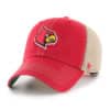 Louisville Cardinals 47 Brand Trawler Red Clean Up Mesh Snapback Hat