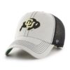 Colorado Buffaloes 47 Brand Trawler Gray Clean Up Mesh Snapback Hat
