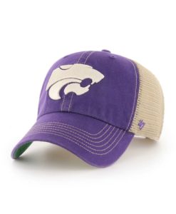 Kansas State Wildcats 47 Brand Trawler Purple Clean Up Mesh Snapback Hat