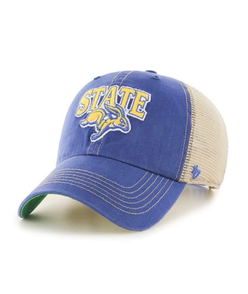 South Dakota State Jackrabbits 47 Brand Trawler Blue Clean Up Mesh Snapback Hat