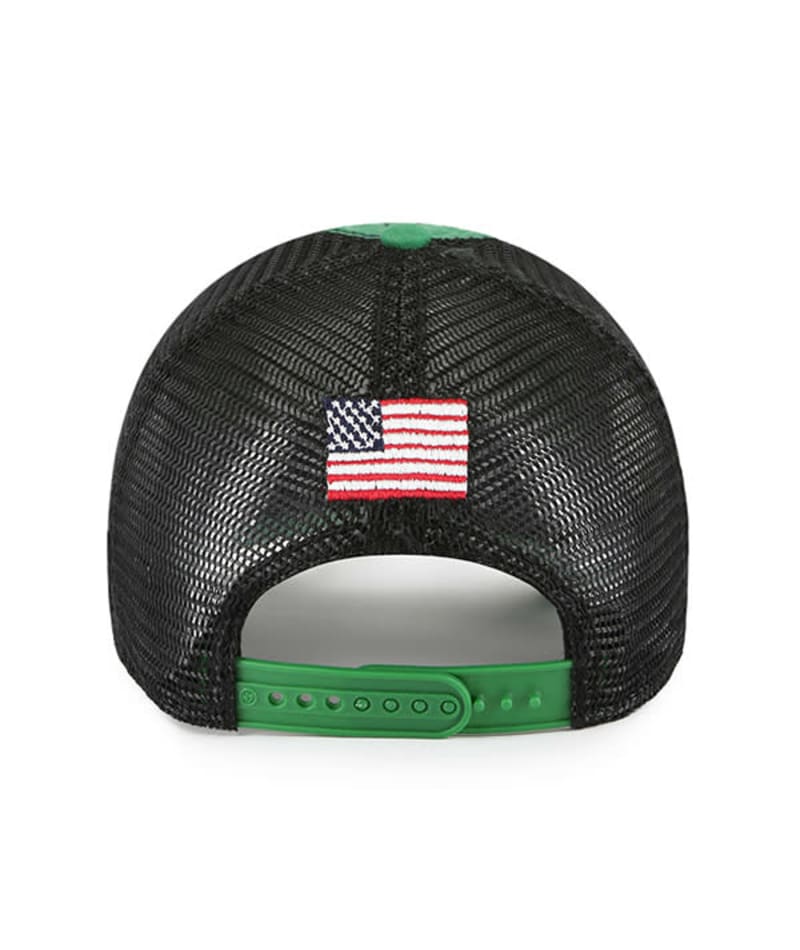 North Dakota Fighting Sioux Hawks 47 Brand Trawler Green Clean Up Mesh Snapback Hat