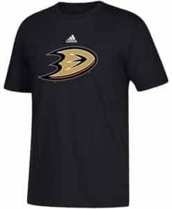 Anaheim Ducks Men's Adidas Go To Black T-Shirt Tee