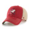 Arkansas Razorbacks 47 Brand Trawler Red Clean Up Mesh Snapback Hat