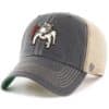 Georgia Bulldogs 47 Brand Trawler Vintage Charcoal Clean Up Khaki Mesh Snapback Hat