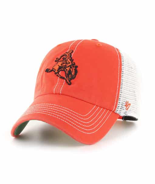 Oklahoma State Cowboys 47 Brand Trawler Orange Clean Up Mesh Snapback Hat