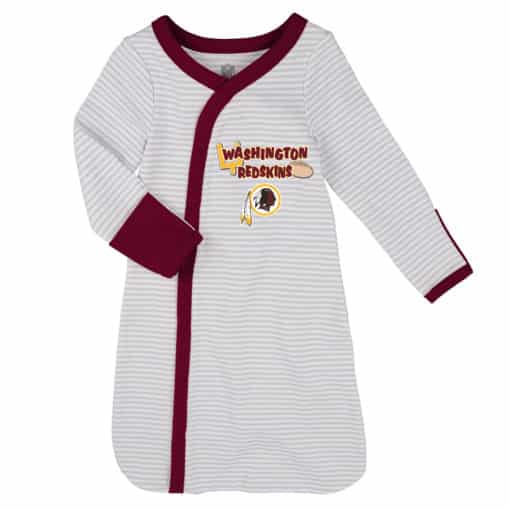 Washington Football Classic Newborn Baby Gown Beanie Bootie 3 Piece Set - Image 2