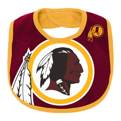 Washington Redskins Baby Boys Burgundy 3 Piece Creeper Set - Image 4