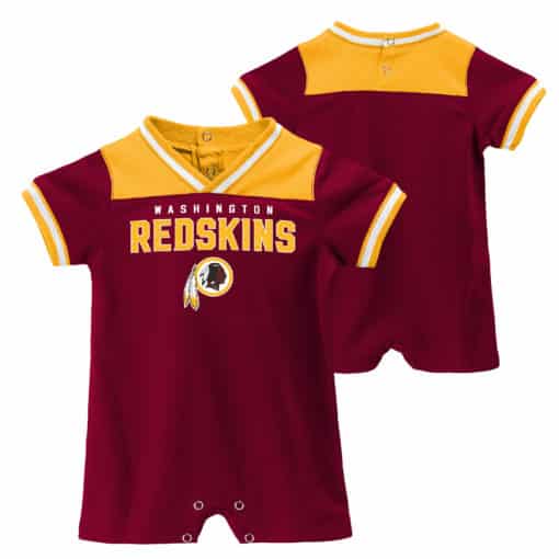 Washington Redskins Baby Boys Burgundy Romper Coverall