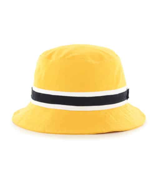 Michigan Wolverines 47 Brand Yellow Gold Striped Bucket Hat - Image 2