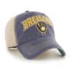 Milwaukee Brewers 47 Brand Vintage Navy Tuscaloosa Clean Up Mesh Adjustable Hat