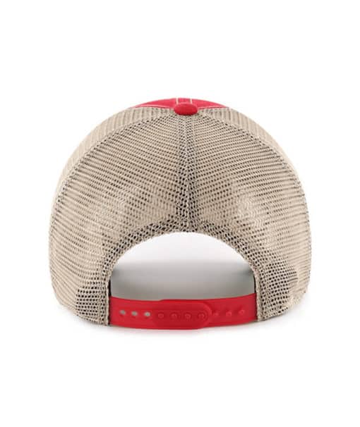 Louisiana Ragin Cajuns 47 Brand Trawler Red Clean Up Mesh Snapback Hat - Image 2