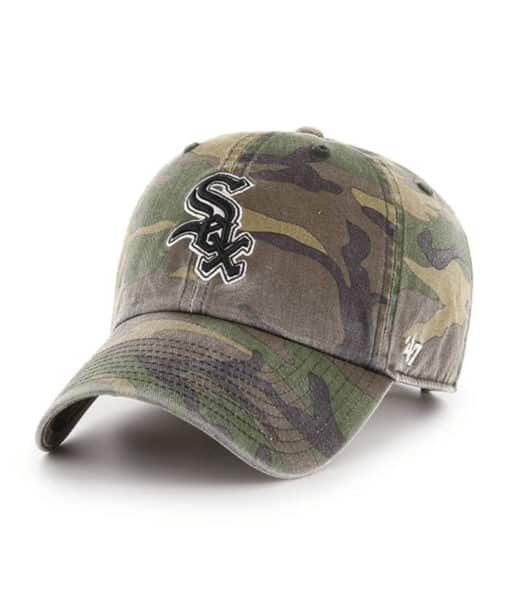 Chicago White Sox 47 Brand Camo Clean Up Adjustable Hat