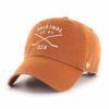 Original Six 47 Brand Vintage Burnt Orange Crossing Sticks Clean Up Adjustable Hat