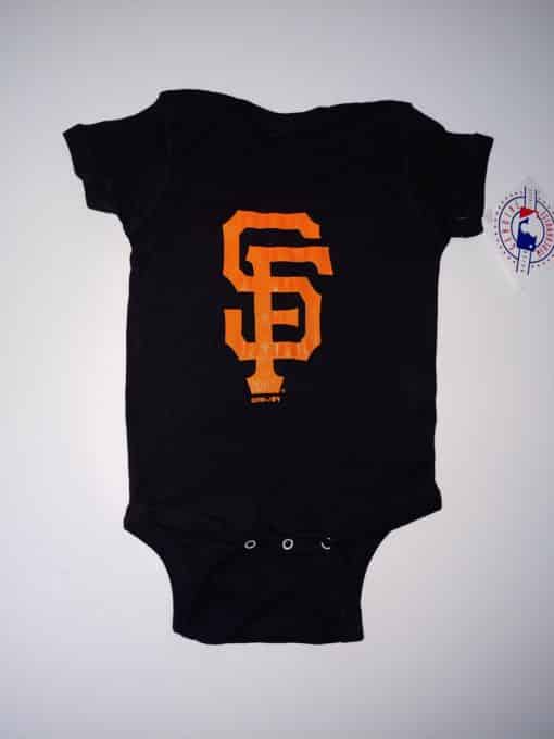 San Francisco Giants Baby Black Onesie Creeper