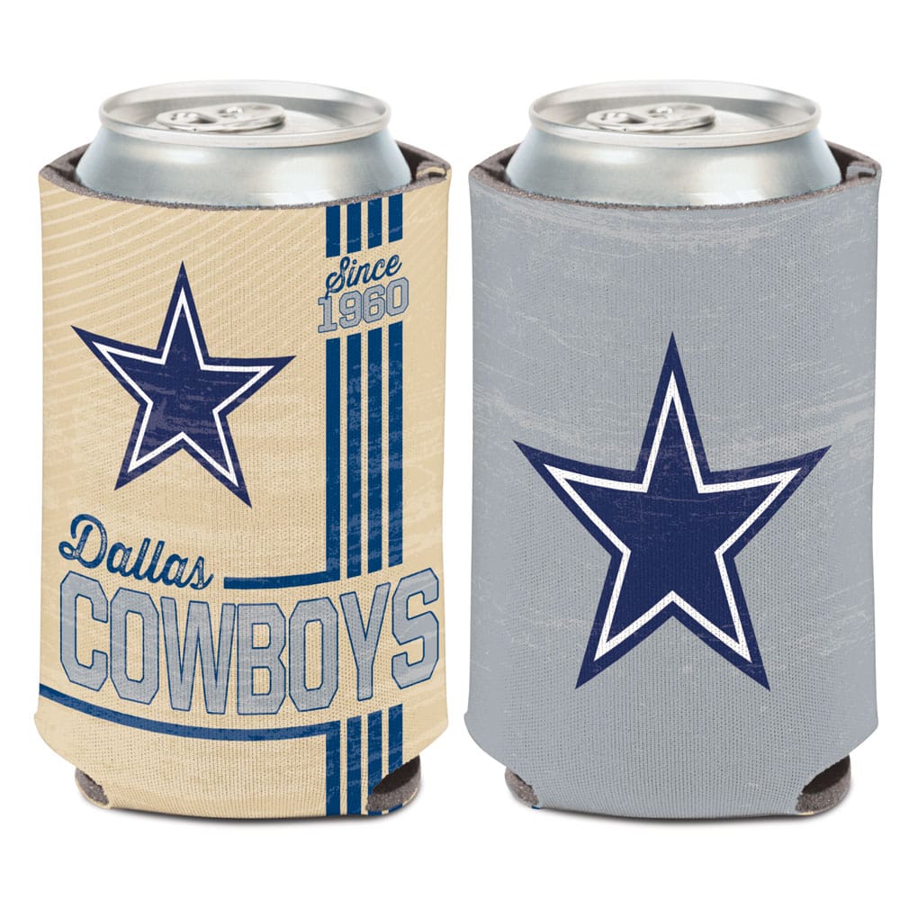 WinCraft Dallas Cowboys Can Cooler Vintage Design