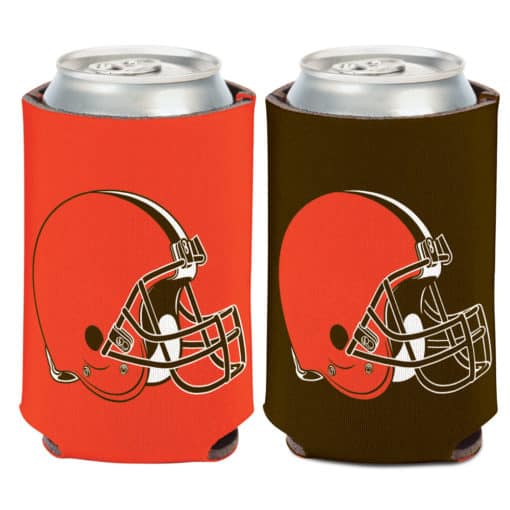 Cleveland Browns Logo 12 oz Brown Orange Can Koozie Holder