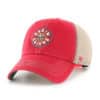 Louisiana Ragin Cajuns 47 Brand Trawler Red Clean Up Mesh Snapback Hat