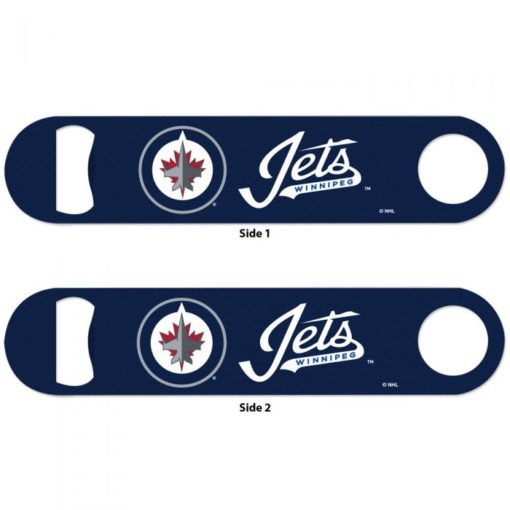 Winnipeg Jets Navy Metal Bottle Opener 2-Sided