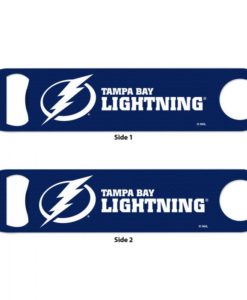 Tampa Bay Lightning Blue Metal Bottle Opener 2-Sided