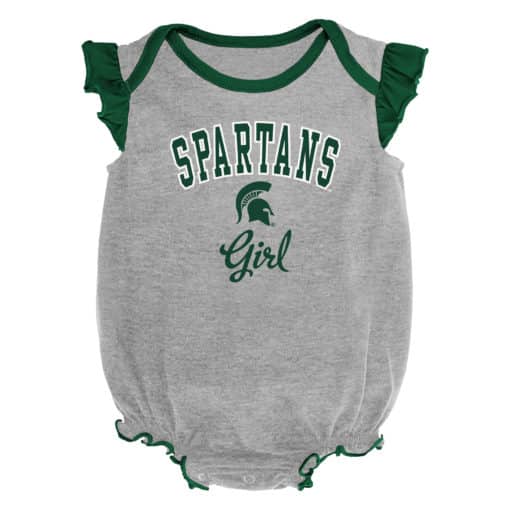 Michigan State Spartans Baby Girl 2 Pack Onesie Creeper Set - Detroit ...