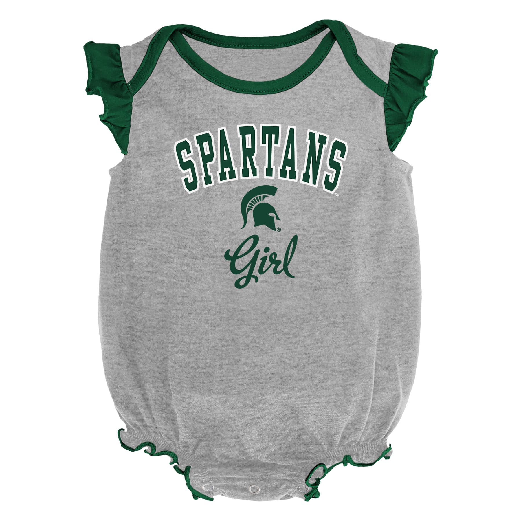 Outerstuff NCAA Infant Girls North Texas Mean Green Three Piece Creeper Set