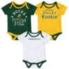 Oregon Ducks 3 Pack Future Star Onesie Creeper Set