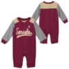 Florida State Seminoles Baby Garnet Scrimmage Long Sleeve Coverall