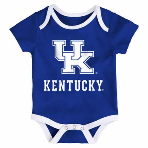 Kentucky Wildcats Baby 3 Pack Champ Onesie Creeper Set - Image 2