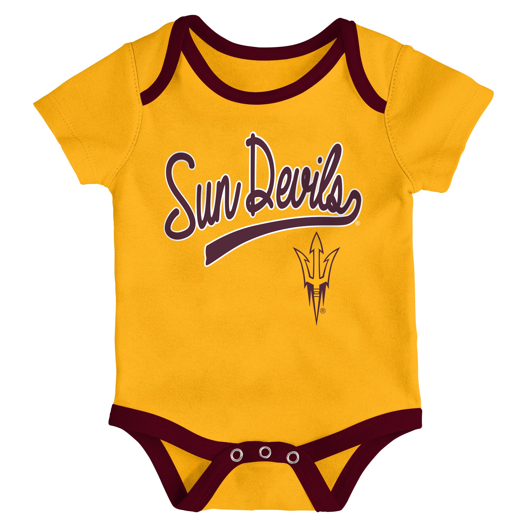 Arizona State Sun Devils 3 Pack Champ Onesie Creeper Set - Detroit Game ...